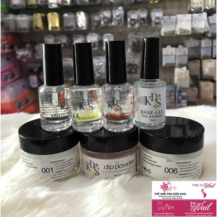 Bộ Bột Nhúng KDS ( 3 hũ bột + 4 chai dung dịch)