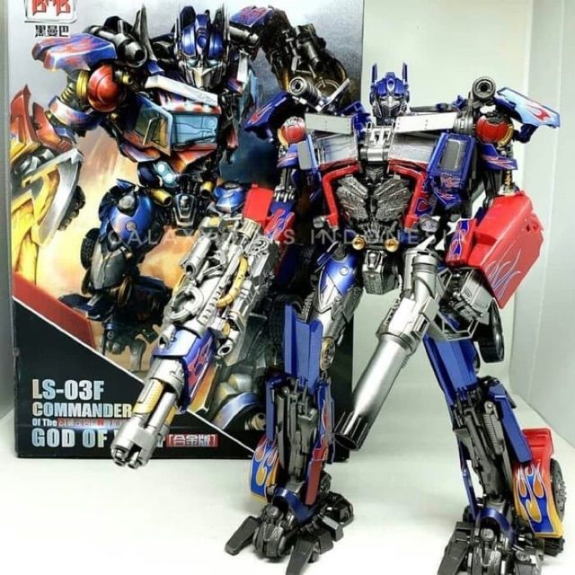 Mô hình Optimus Prime LS-03F Abdominal Edition Black Mamba Transformers MPM04 Oversize