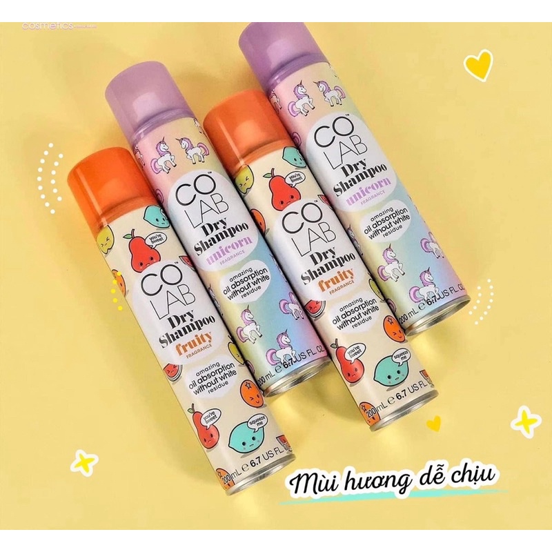 Dầu Gội Khô Colad Dry Shampoo 200ml Anh