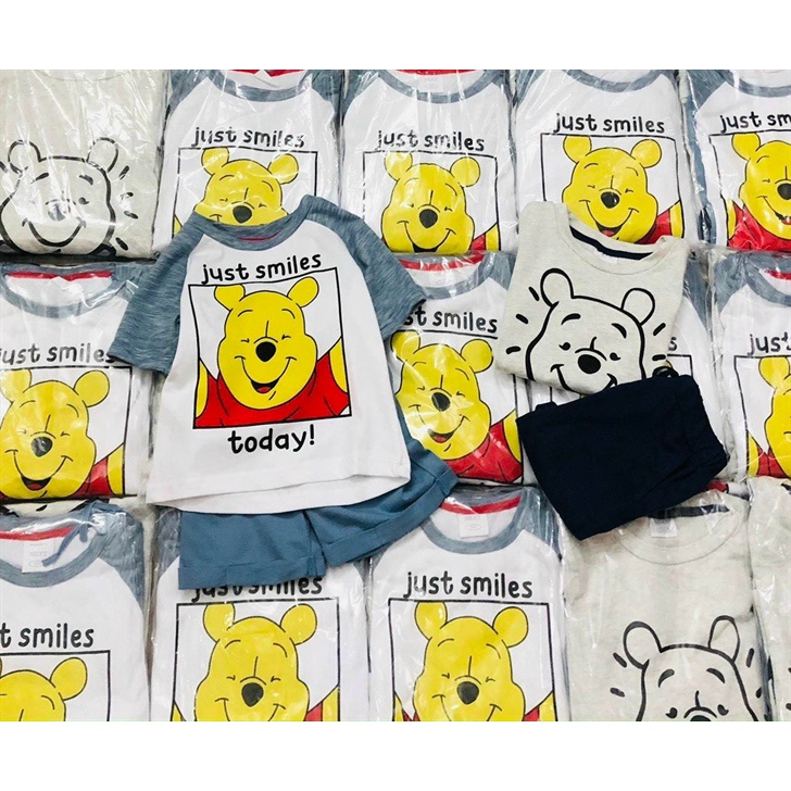 Sét 2 bộ cotton gấu Pooh 2103SB