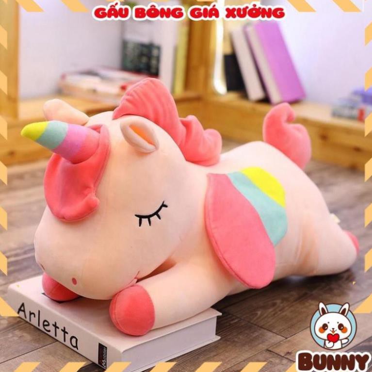 Gấu Bông Ngựa Cánh, Ngựa Pony Thú Nhồi Bông Ngựa Pony Siêu Mềm mịn an toàn sức khỏe-  𝐁𝐔𝐍𝐍𝐘