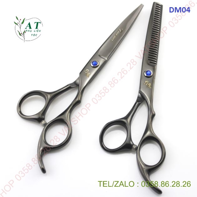 Bộ kéo cắt tóc Daomo 6.0  VAT013 nhiều màu sắc- Tặng lươc,chỉnh kéo khi mua 1 bộ.