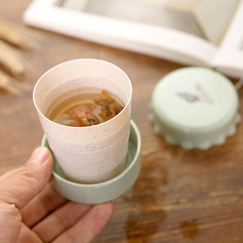 1 Ly Uống Nước Có Thể Xếp Lại Được Dùng Cho Du Lịch