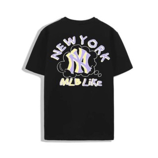 Áo Thun Unisex New York MLB LIKE Áo Phông Tay Lỡ Oversize Form Rộng (M 118-119)