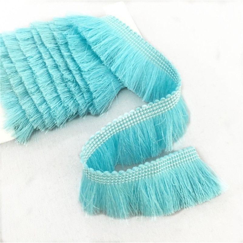 Dải Dây Tua Rua Chất Liệu Cotton Mỏng Dài 2 Yard Dùng Để Trang Trí