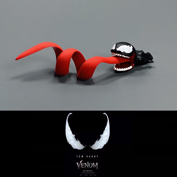 Dây Cáp Sạc USB In Hình Marvel The Avengers Venom Trang Trí Xe Hơi / Xe Máy Đồ Chơi Cho Trẻ Em