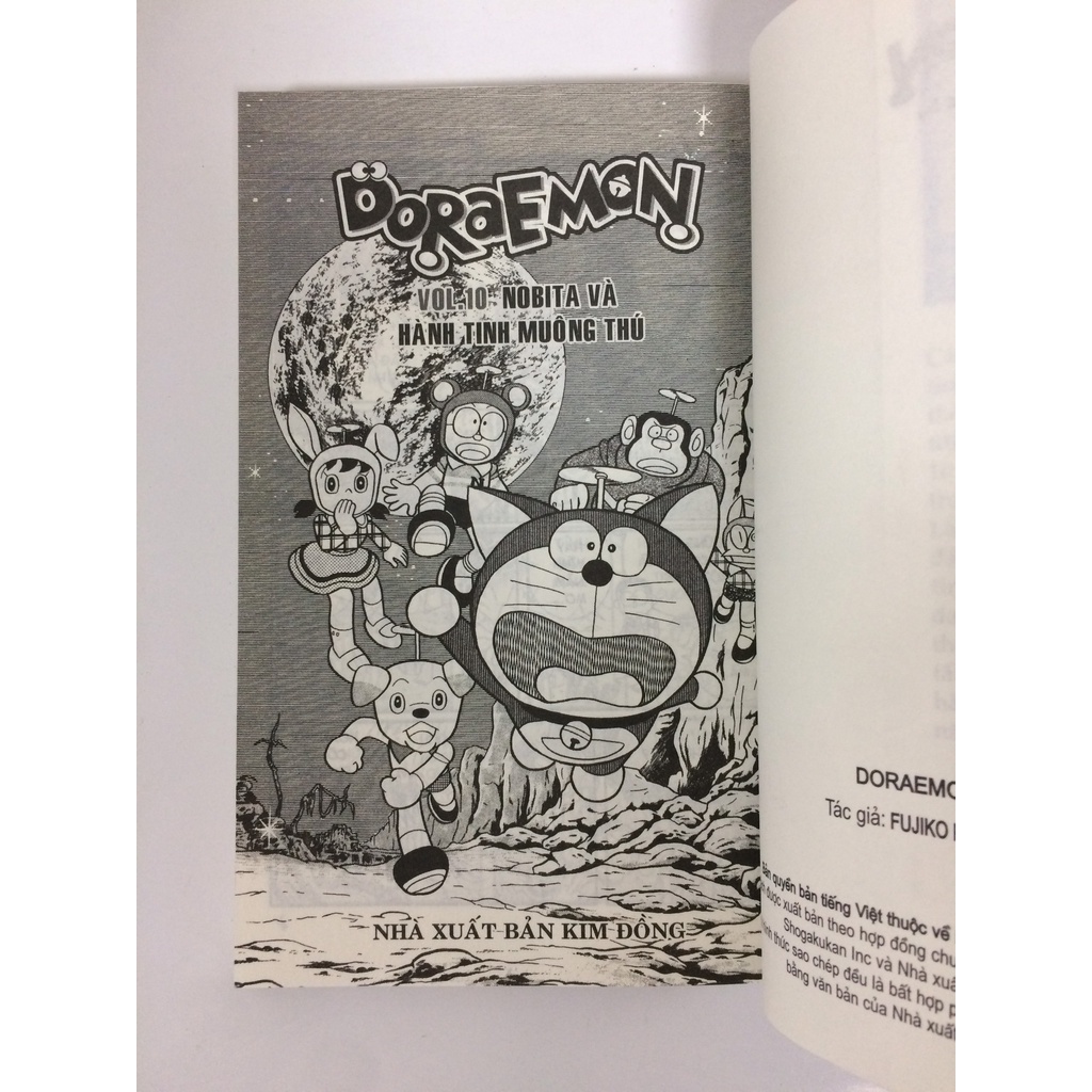 Sách: Doraemon truyện dài - Tập 10 - Nobita và hành tinh muông thú