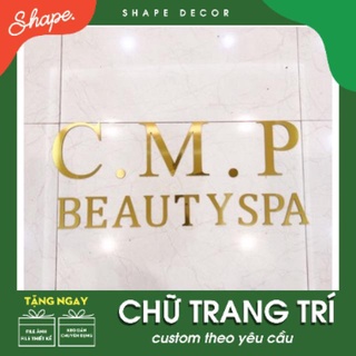 [ ảnh thật của shop ] Chữ trang trí làm theo yêu cầu size to