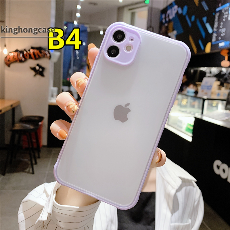 Ốp Điện Thoại Nhựa Cứng Màu Trơn Cho Iphone 12 Mini 12 Pro Max 11 6 7 6s 8 Plus X Se 2020 6plus 7plus 6 Plus 8 Plus Xs