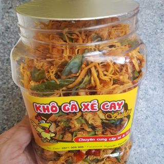Hộp 1kg khô gà lá chanh