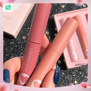 Set son kem lì 3 cây Herorange Tết vỏ hồng phấn 3Cx Slim Lip Gloss Kit Senabeauty