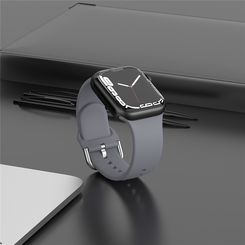 Dây Đeo Đồng Hồ 44mm 40mm 38mm 42mm 41mm 45mm IWatch Series 6 5 3 SE 7