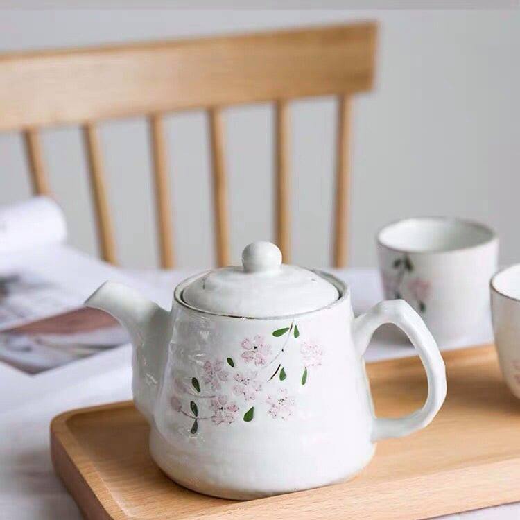 Ấm sứ, bình thủy tinh, cốc uống nước, chén trà lẻ món, ly tách