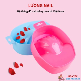 Bát ngâm tay làm nail bằng nhựa phụ kiện làm nail