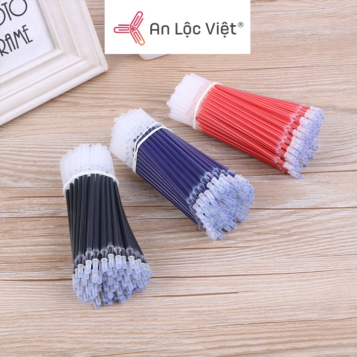 Combo 20 Ngòi Ruột Bút Mực Gel 0.5mm Đầu Kim Màu Xanh Dương-Đỏ-Đen