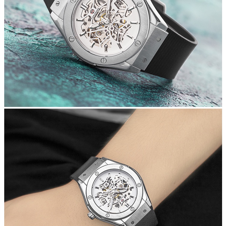 Đồng hồ Nam Forsining lộ máy độc đáo DM11- Đồng hồ nam cao cấp