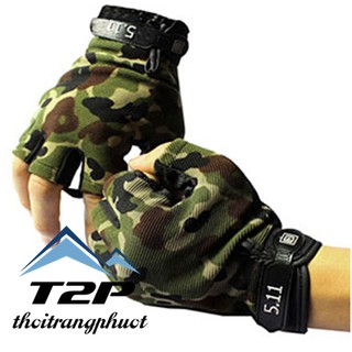 Găng tay xe máy cụt ngón 5.11