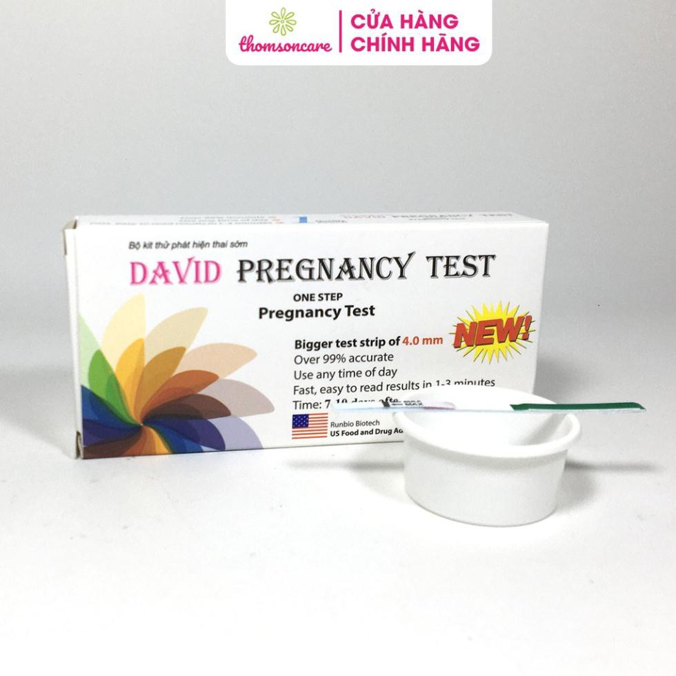 [Chính Hãng] Que thử thai David Pregnancy Test phát hiện thai sớm - Che tên sản phẩm