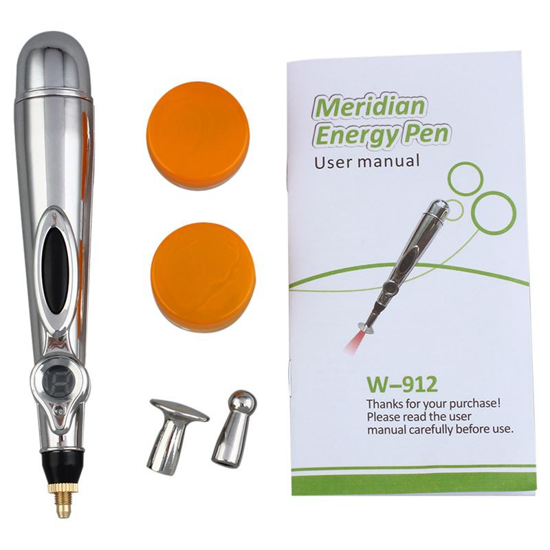 💓Electronic Acupuncture Pen, Electric Meridian Energy Body Massager Pain Relief Therapy Instrument