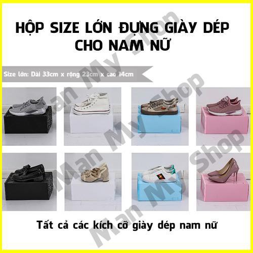 Hộp Đựng Giày, Box Để Giầy Dép Nam Nữ Bằng Nhựa Cứng Mica Trong Suốt Đồ Cao Cấp Giá Rẻ Man My Shop