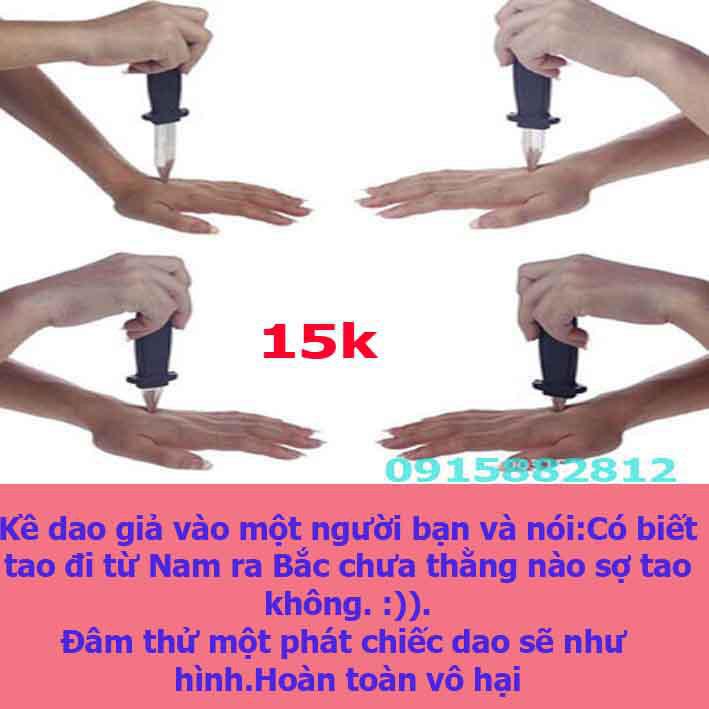 Bán dao thụt giả (TU_38) sale giá rẻ Siêu rẻ