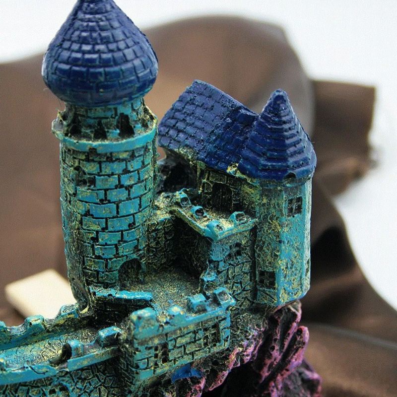 Hang Động Trang Trí Bể Cá Chủ Đề Lâu Đài