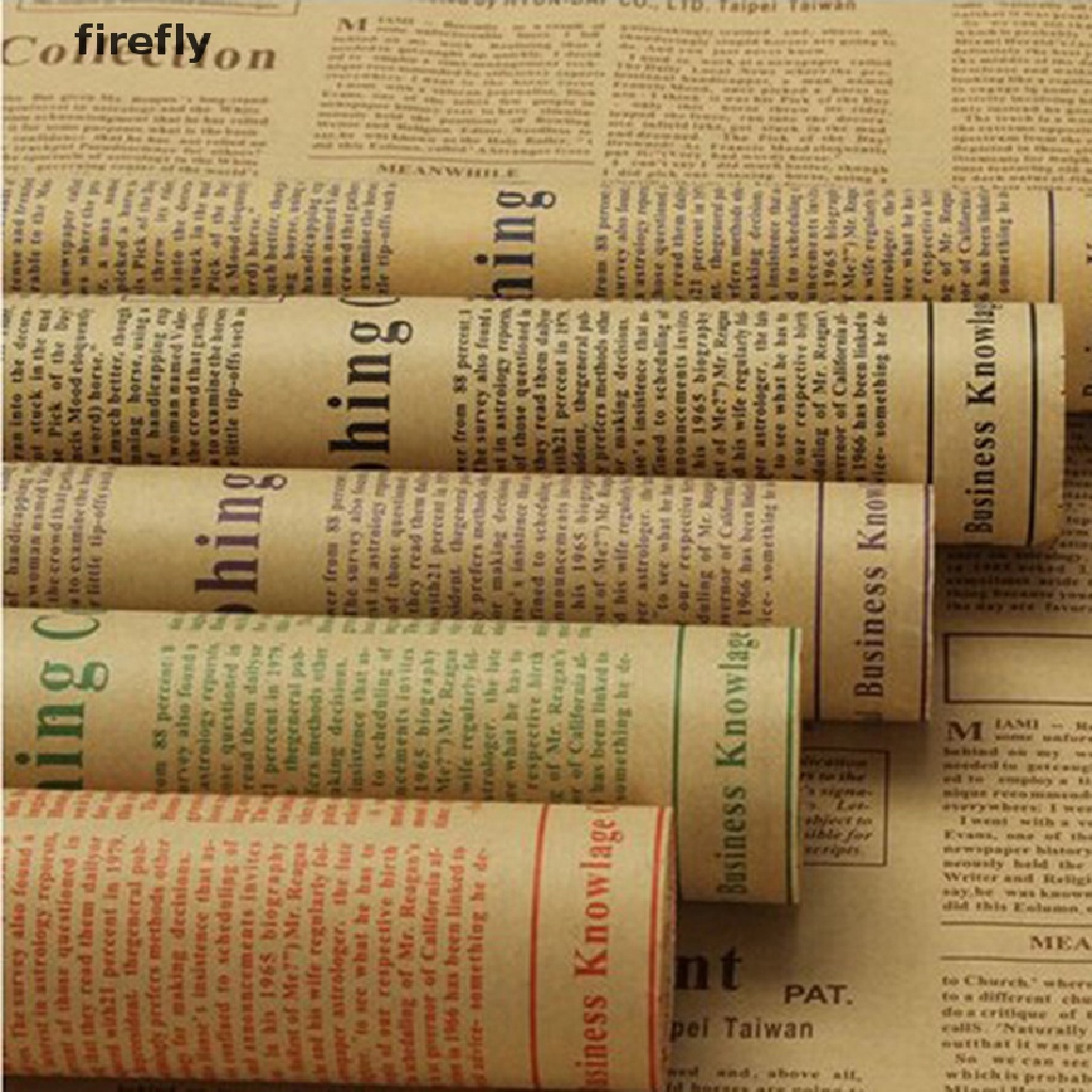 Giấy Gói Quà Hai Mặt Phong Cách vintage Đáng Yêu