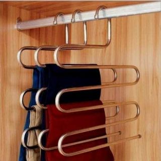 Móc phơi quần áo inox 5 tầng