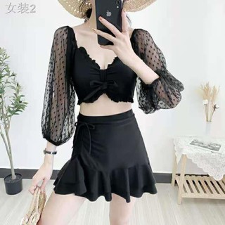 ►Áo tắm nữ tính cảm giác năm 2020 mới suối nước nóng bảo thủ mỏng che bụng sinh viên hàn quốc siêu tiên sexy