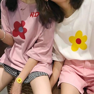 Áo thun nữ hoa năm cánh (HĐ)