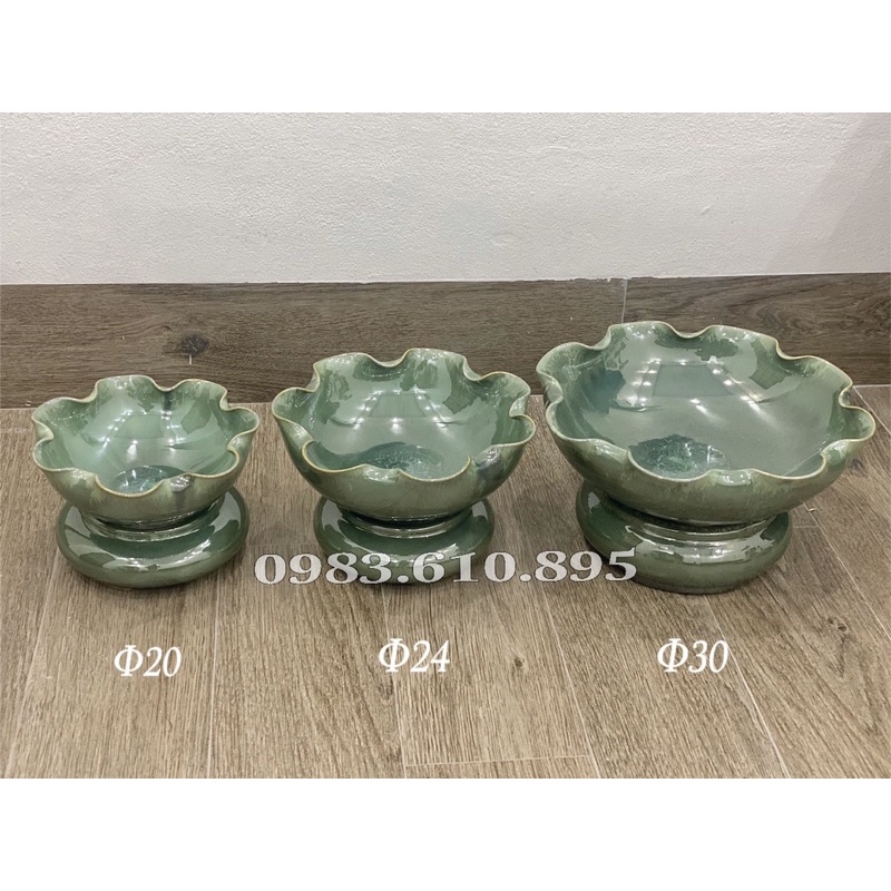 Bát Thả Hoa Sen Gốm Sứ Bát Tràng
