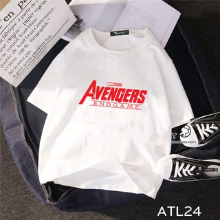 Áo thun teen nam nữ tay lỡ unisex nam nữ hình avengers end game