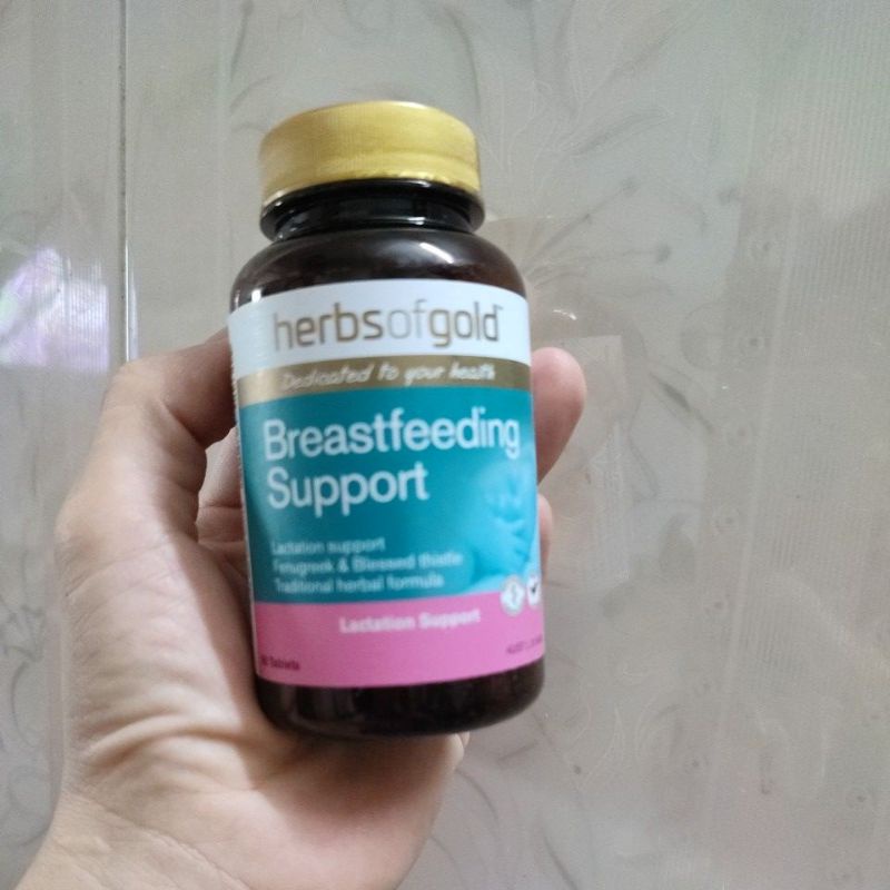 Date 2023-Viên uống lợi sữa Herbs Of Gold Breastfeeding Support 60 viên