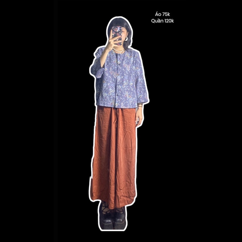 Áo hoạ tiết vintage cho các tín đồ đam mê phong cách vintage
