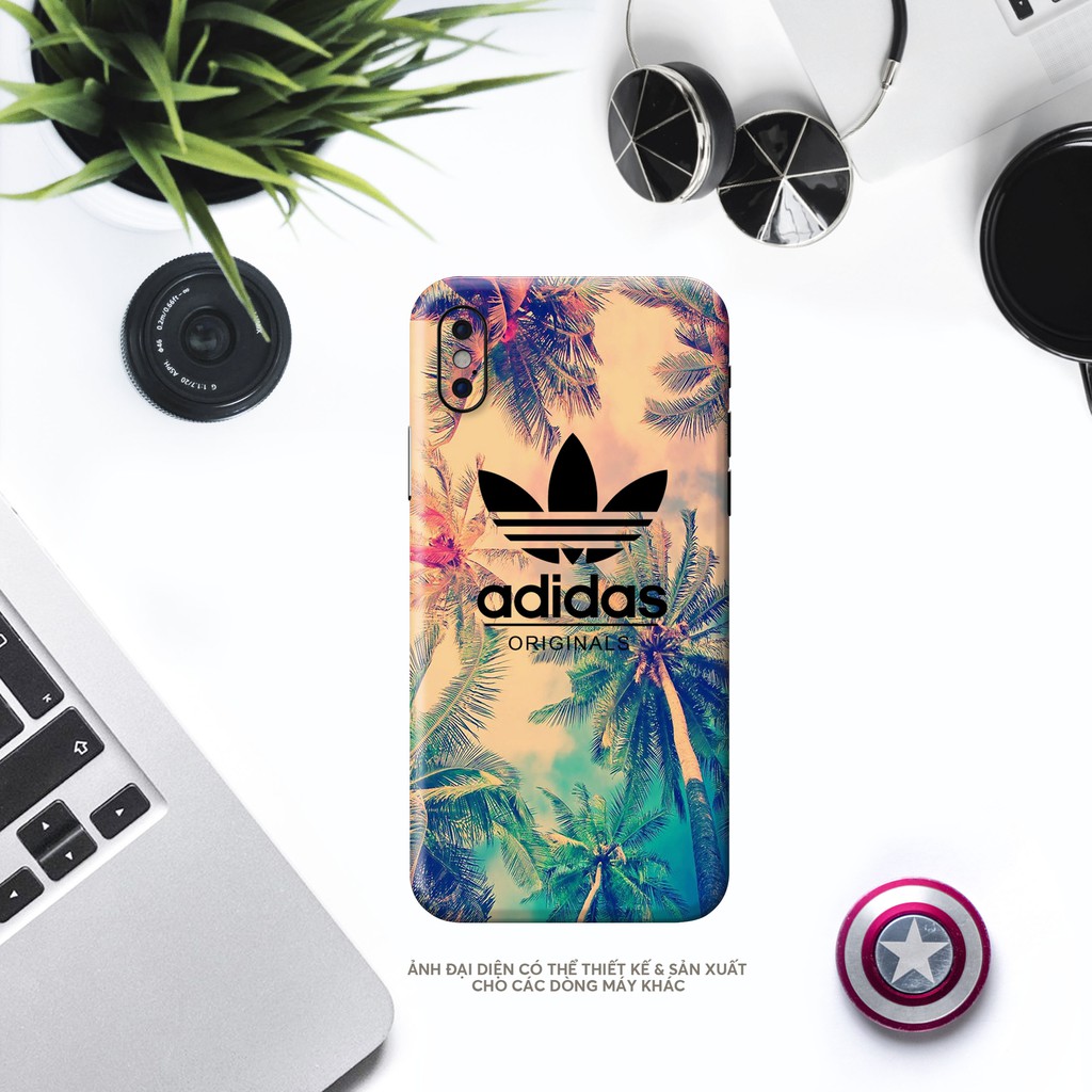 Dán Skin IPhone  Adidas 03 Lưng viền  | Skin IPhone 5 Lớp Chất Liệu Cao Cấp Chống Xước, Chống Thấm, Chống Bay Màu