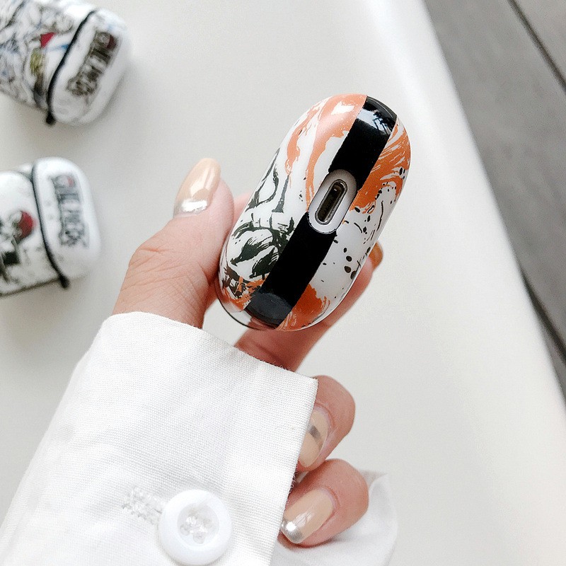 Vỏ Bảo Vệ Hộp Sạc Tai Nghe Không Dây Airpods 1 / 2 / 3 Pro In Hình One Piece Luffy Ac