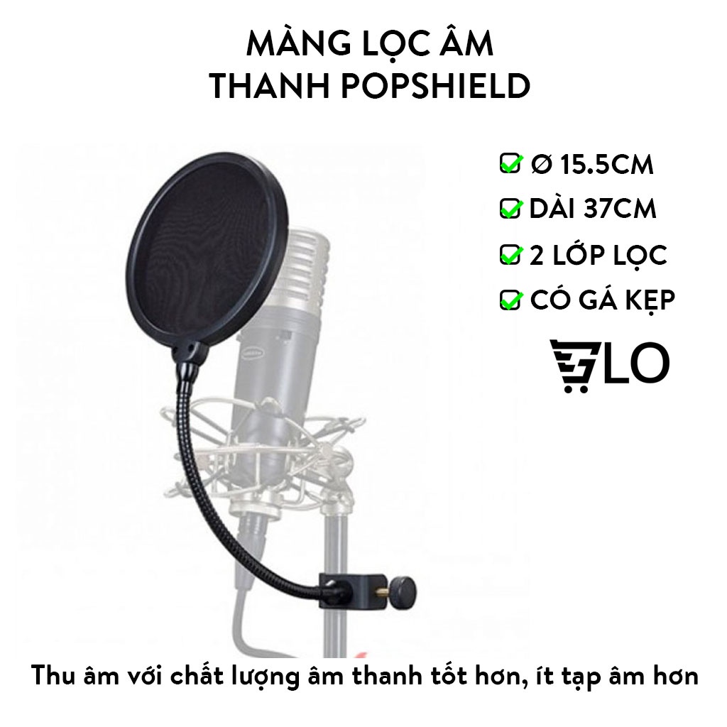 Màng Lọc Âm Thanh POPshield Cho Micro Thu Âm