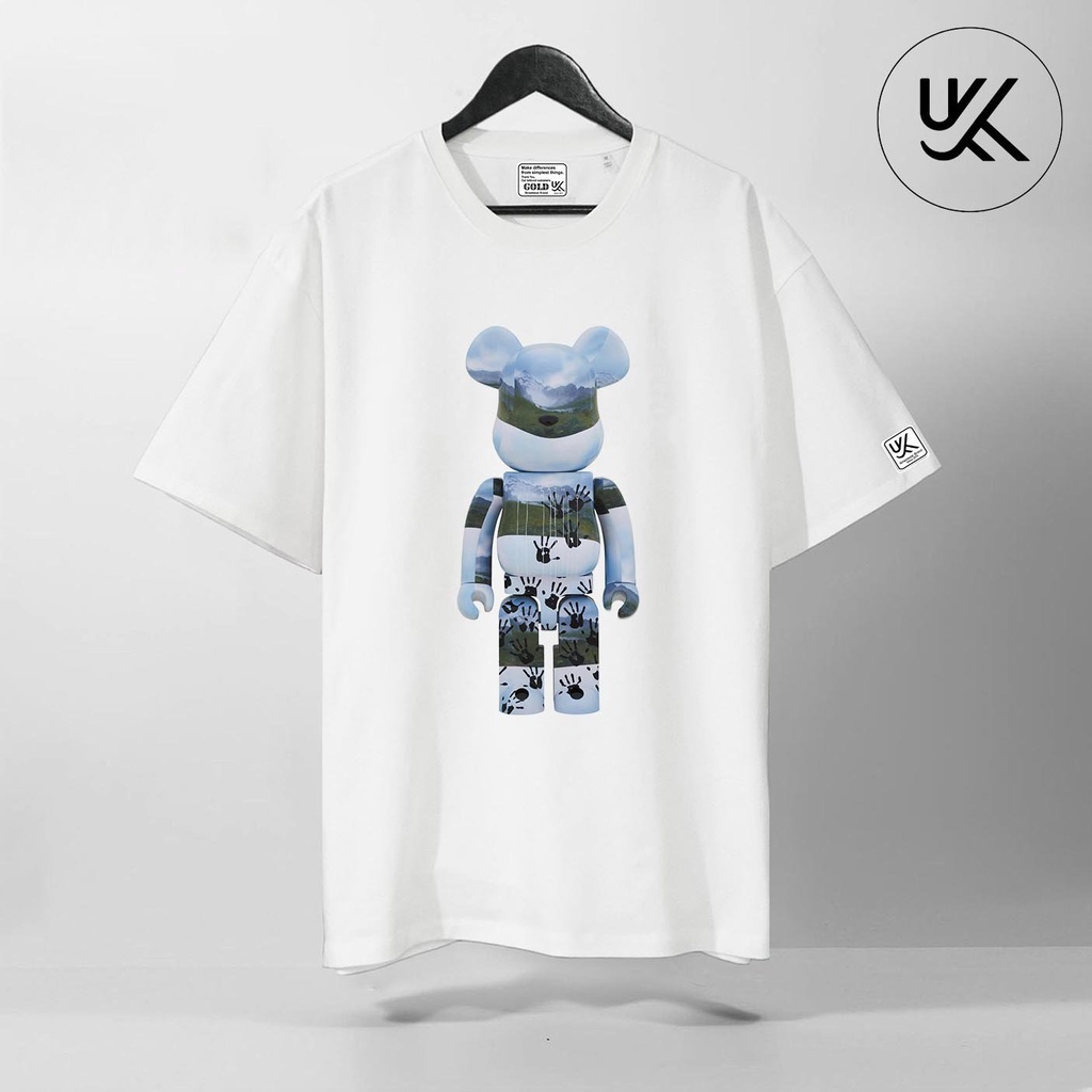 Áo Thun Tay Lỡ BearBrick, Áo phông unisex Form rộng Oversize, chất liệu Cotton. KKIMSHOP