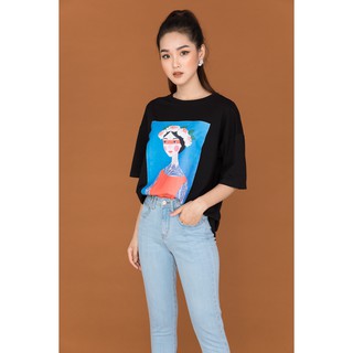 20 Again - Quần jean Boy Chiết ly gấu