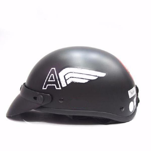 Bộ mũ bảo hiểm 1/2 đầu Captain America + kính thời trang+ găng tay+ống tay Tặng khăn đa năng - ASA HELMETS