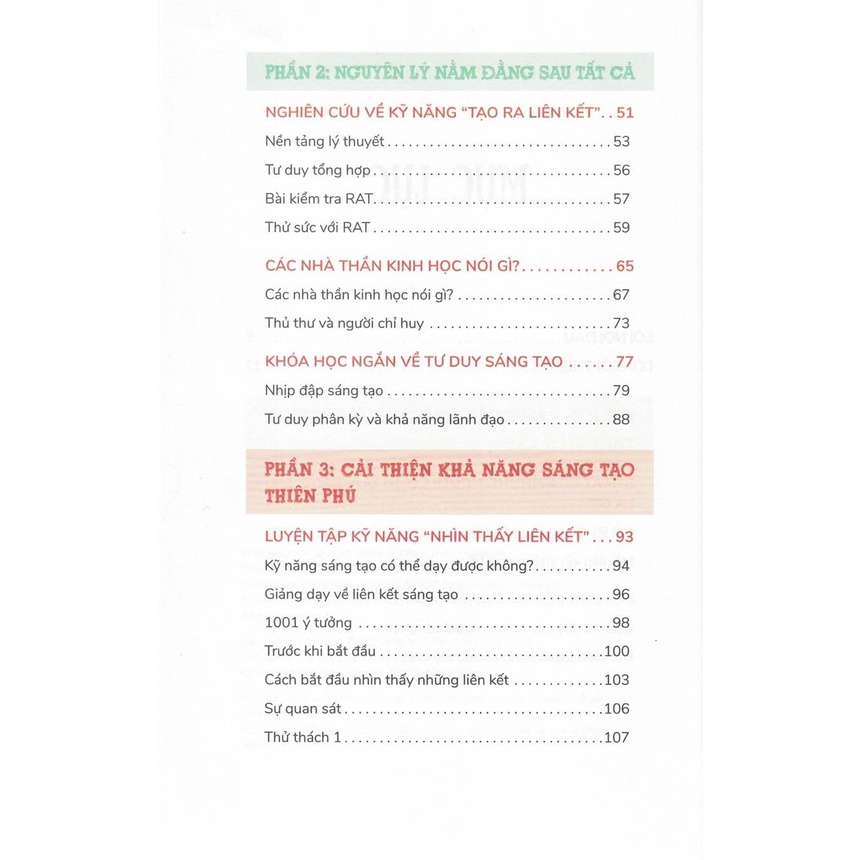 Sách - Bí Mật Tư Duy Sáng Tạo - Tạo Ra Những Mối Liên Kết Mà Người Khác Không Làm Được