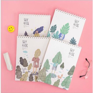 Sổ vẽ mỹ thuật A4 (50 trang) đóng gáy lò xo