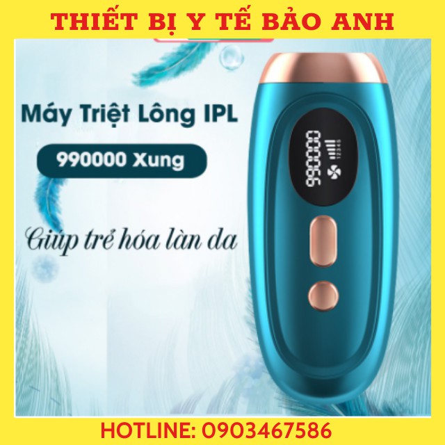 Máy Triệt Lông Vĩnh Viễn Công Nghệ Mới Trẻ Hóa Da Tặng 1 Gel, 1 Dao Cạo, 1 Kính