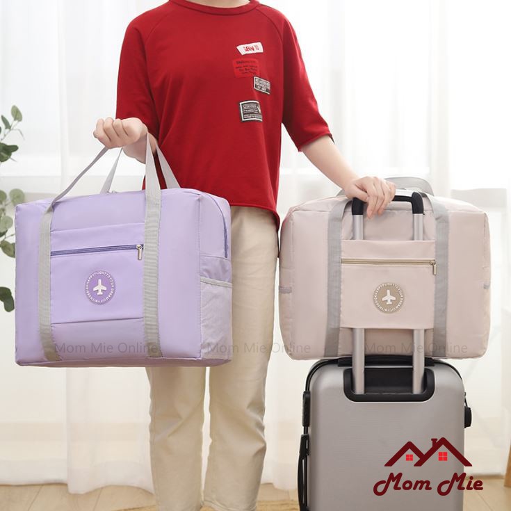 Túi xách du lịch chống thấm, túi xách gắn vali tiện lợi, túi du lịch gấp gọn được, túi xách du lịch cỡ lớn -T013