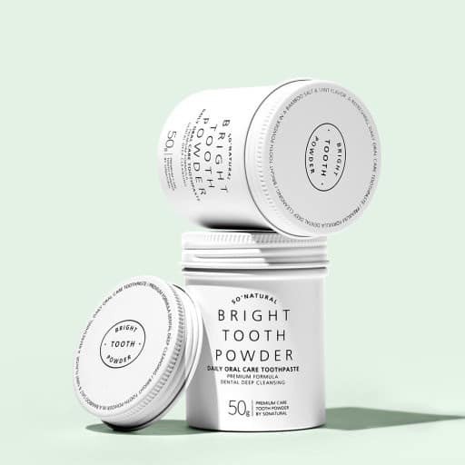 Bột trắng răng Hàn Quốc BRIGHT TOOTH POWDER SO'NATURAL - 50g