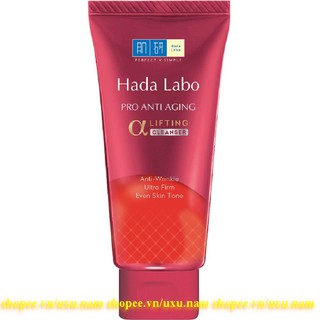 Sữa Rửa Mặt 80G Hada Labo Ngừa Lão Hóa, Giảm Nếp Nhăn Pro Anti Aging Collagen Plus Chính Hãng.