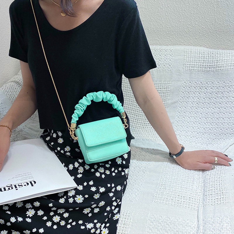 Túi Đeo Vai Có Khóa Nam Châm mini Phong Cách Hàn Quốc Cho Nữ