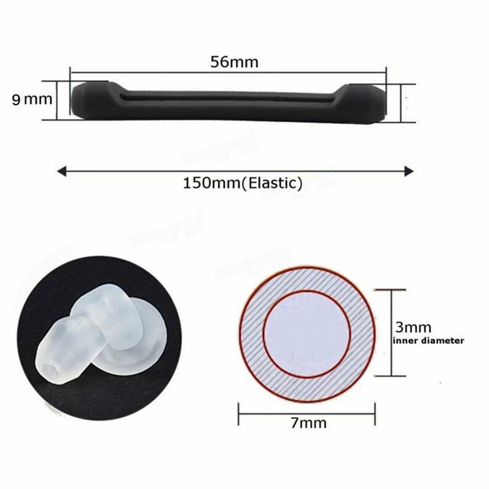 Phụ Kiện Móc Tai Bằng Silicone Chống Trượt Cho Mắt Kính