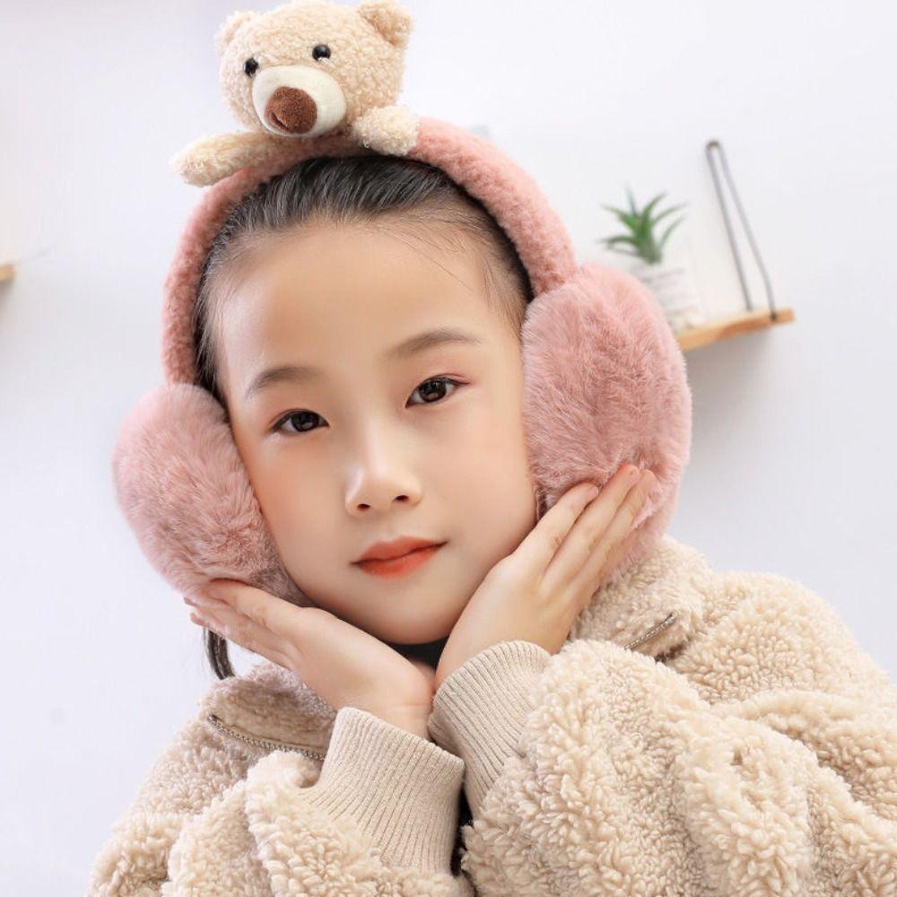 Chụp Tai WMES15H Mềm Mại Giữ Ấm Thiết Kế Hoạt Hình Vui Nhộn Cho Bé