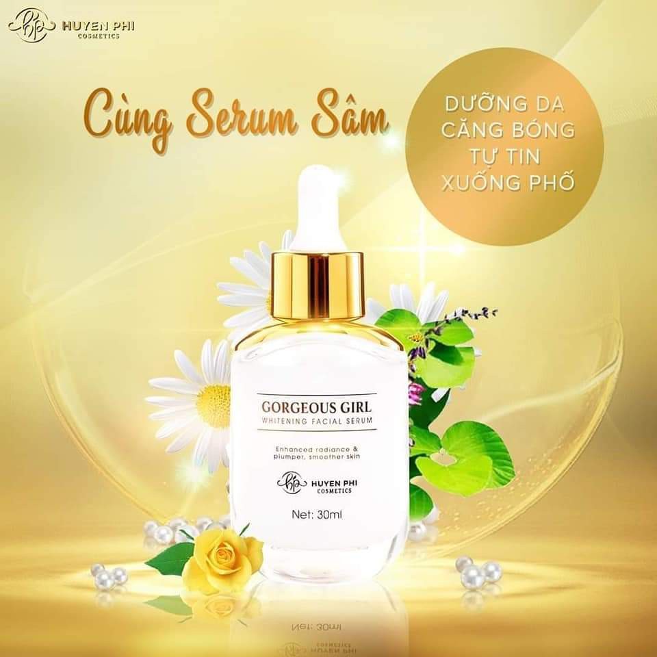 Serum Sâm Nữ Tố Nữ Huyền Phi -Cấp ẩm đa tầng chống nhăn chống lão hóa cho da,dưỡng trắng da chuyên sâu,sản sinh colagen.